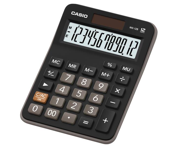 CALCULADORA CASIO MX-12B NEGRA