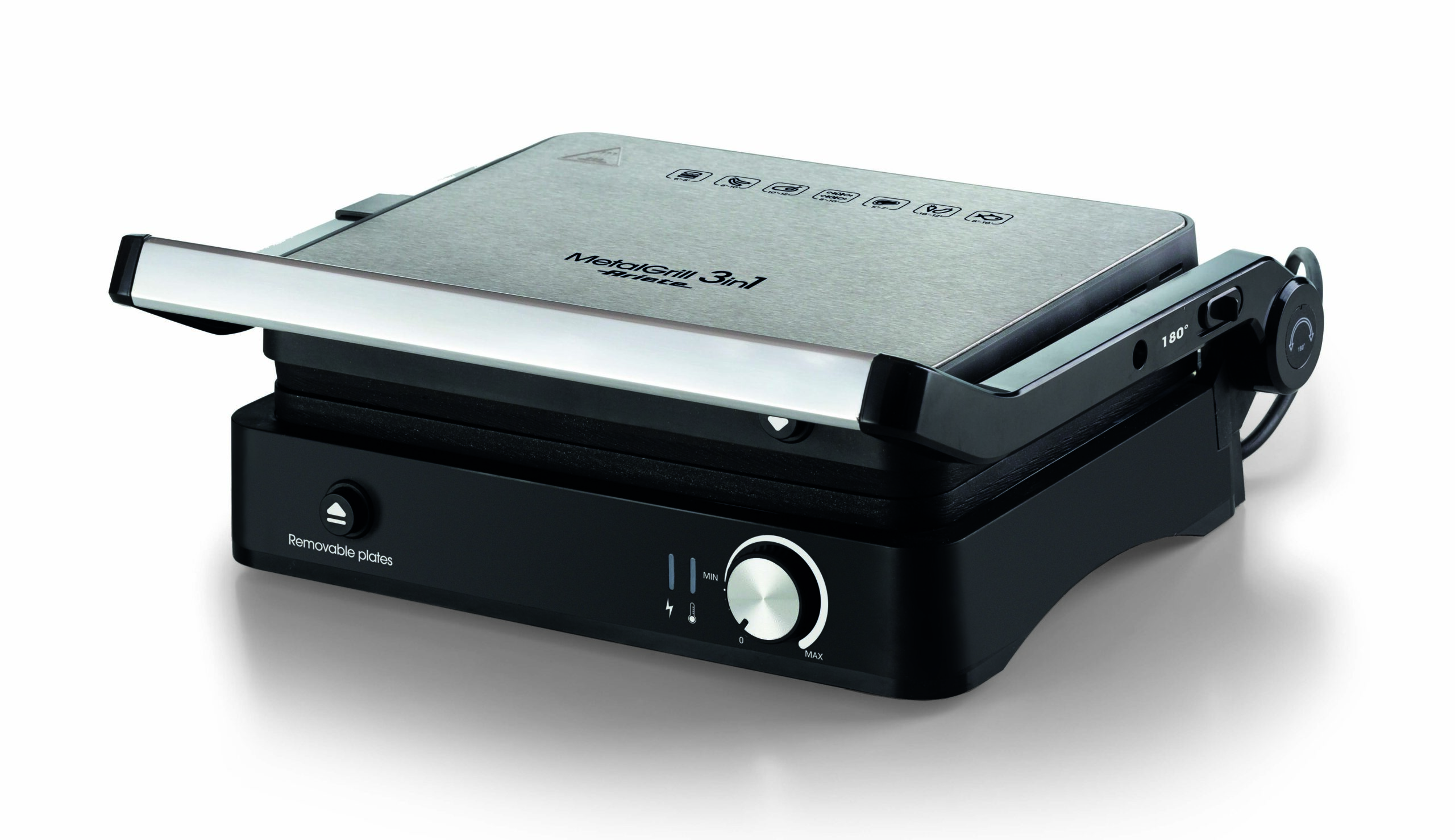 GRILL ARIETE 1934 2000W FLOTANTE TERM INOX 29X22