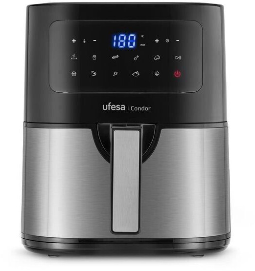 FREIDORA AIRE UFESA CONDOR 4,5L DIGITAL INOX/NGRA