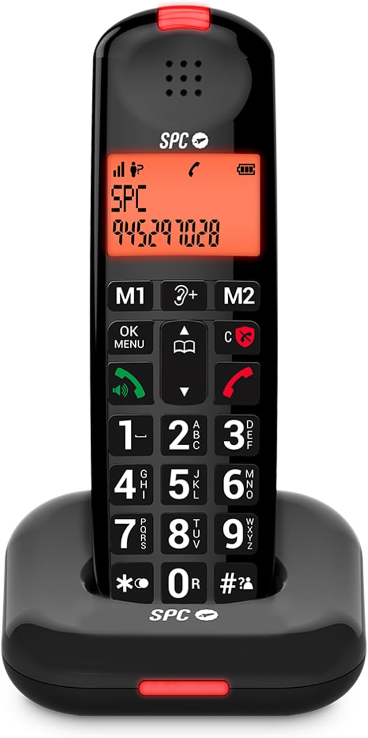 TELEFONO DECT SPC 7612N COMFORT KAIRO NEGRO