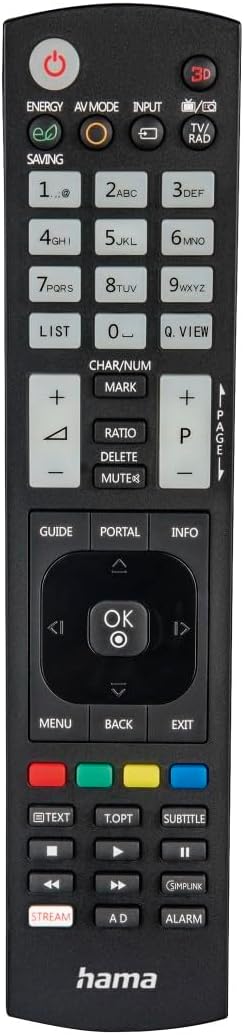 MANDO A DIST. HAMA 00221061 HOME TV P/LG