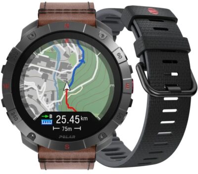 SMARTWATCH POLAR GRIT X2 PRO TI LTHR BRNZ M/L