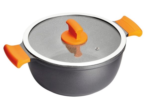 CACEROLA INOXIBAR ABSOLUT 24CM TAPA CRISTAL 18164