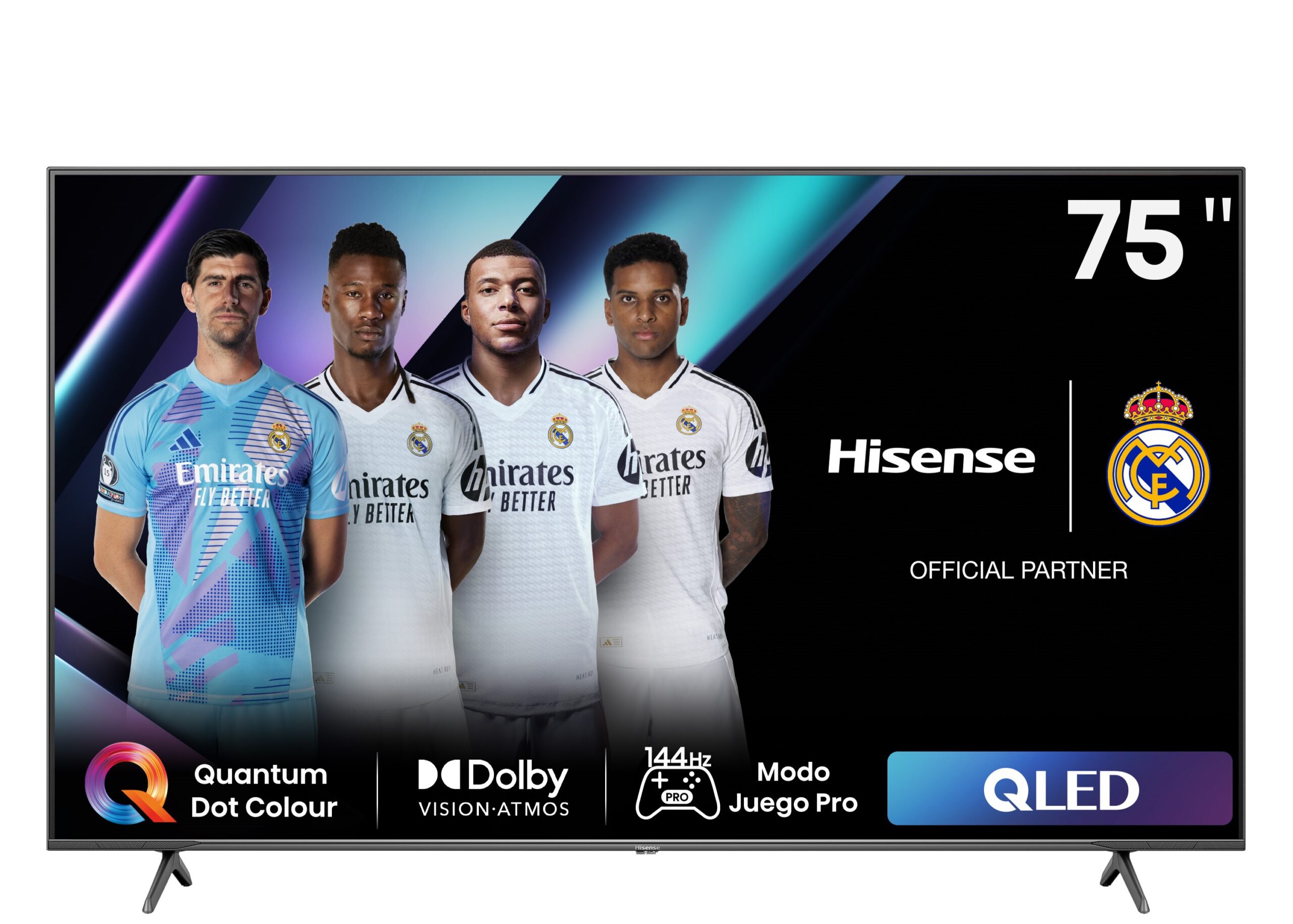 TV HISENSE 75 75E7NQ PRO UHD QLED SMART TV 144HZ