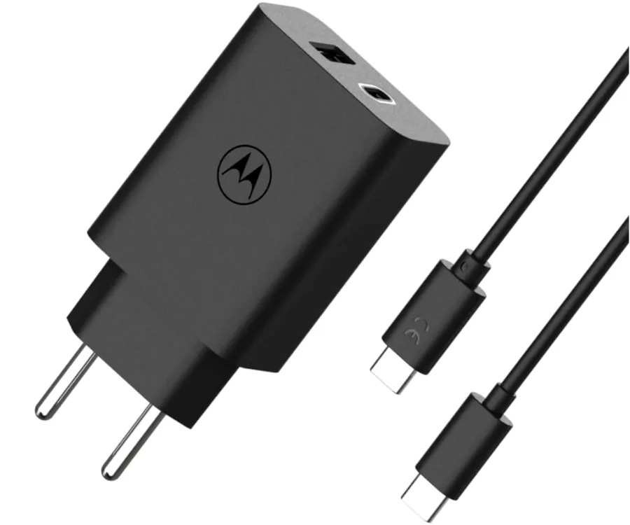 CARGADOR MOTOROLA 1XUSB A+C DE 50W+CABLE USB C