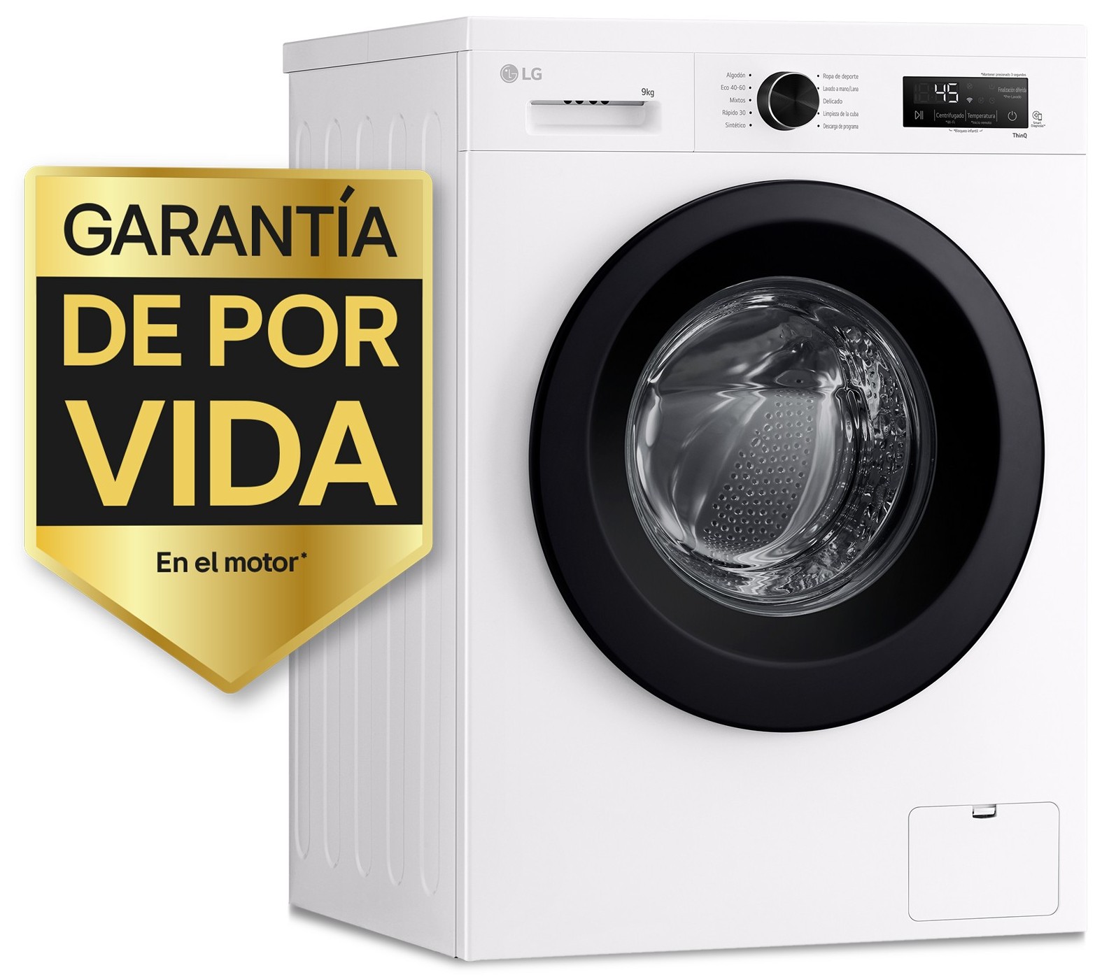 LVD. LG F4X1009NWK 9K 1400R STEAM DD TAPA EXTRAIBL