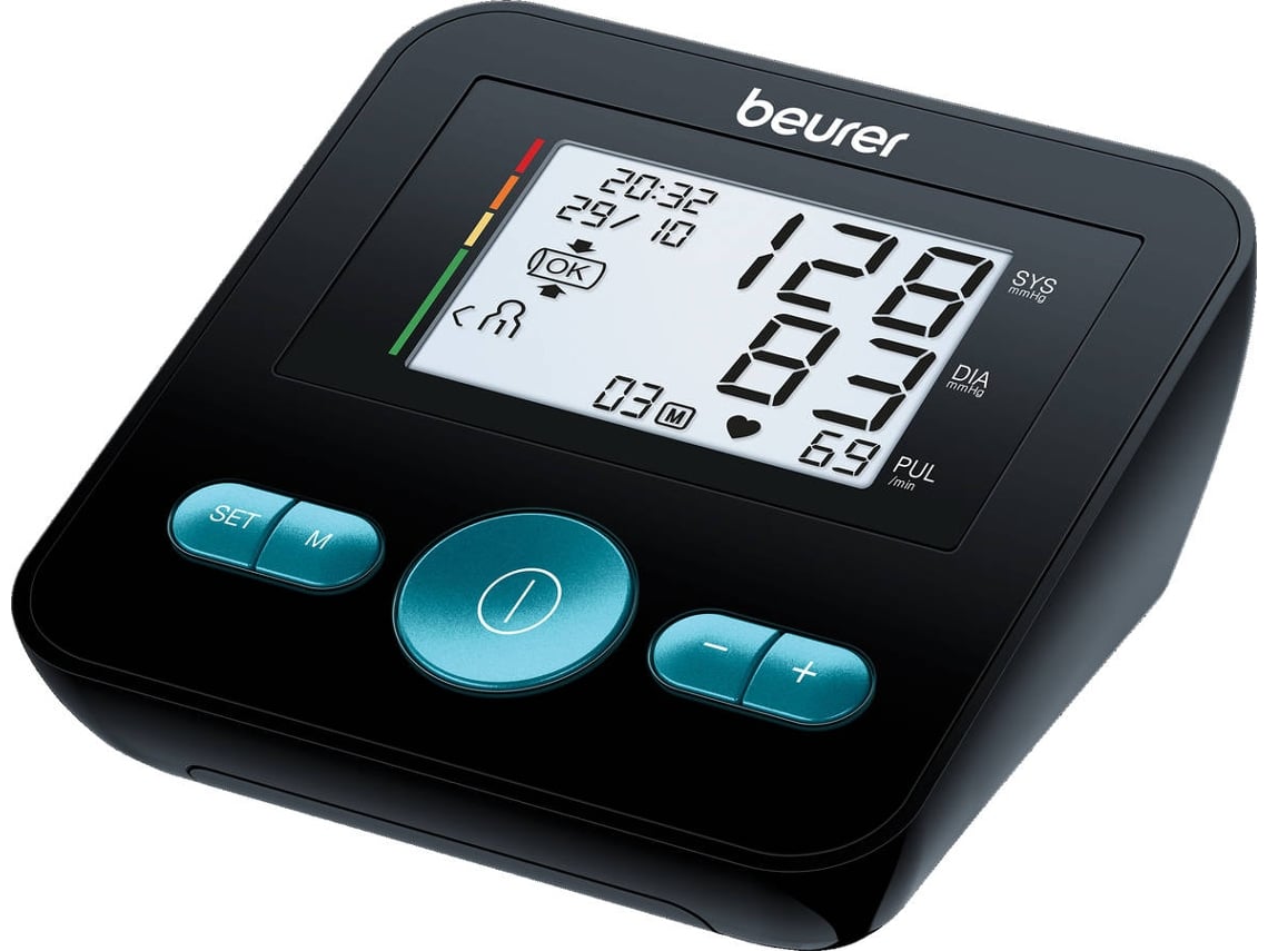 TENSIOMETRO BEURER BRAZO BM27LE BLACK ARRITMIA