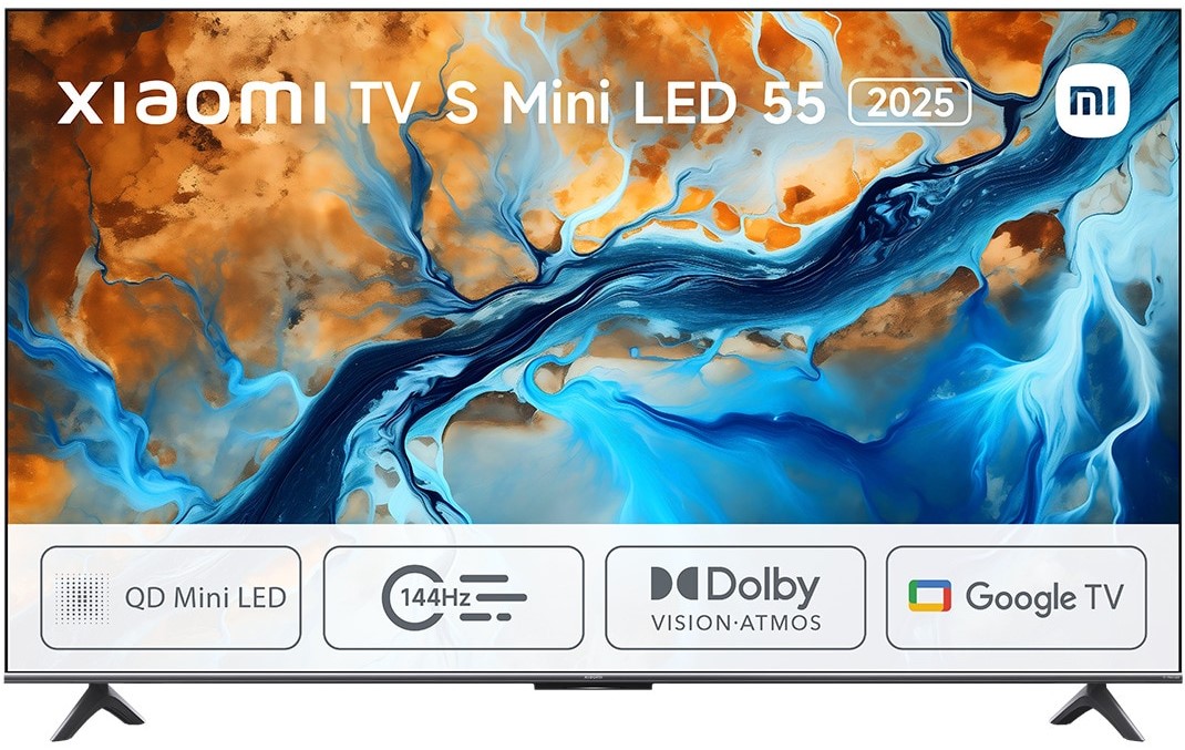 TV XIAOMI 55 S MINILED 2025 UHD GOOGLETV 144HZ