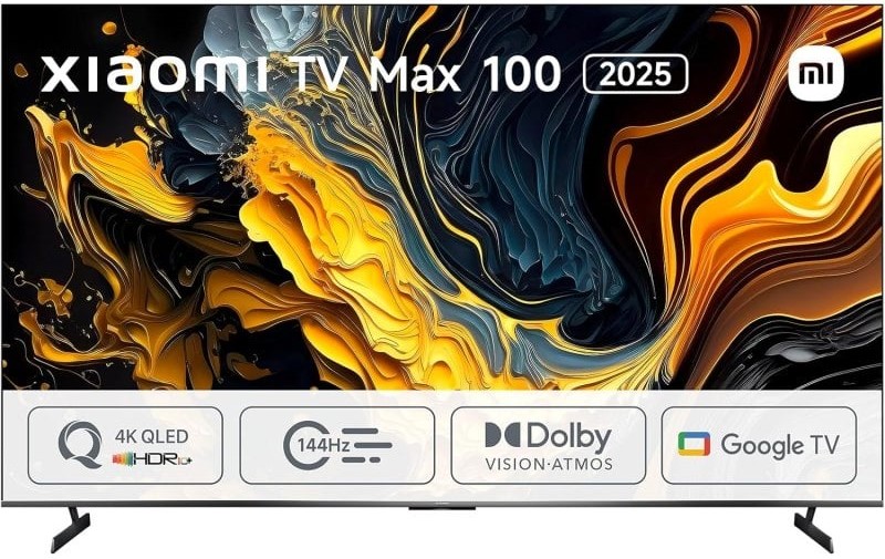 TV XIAOMI 100 MAX 2025 UHD QLED GOOGLETV 144HZ