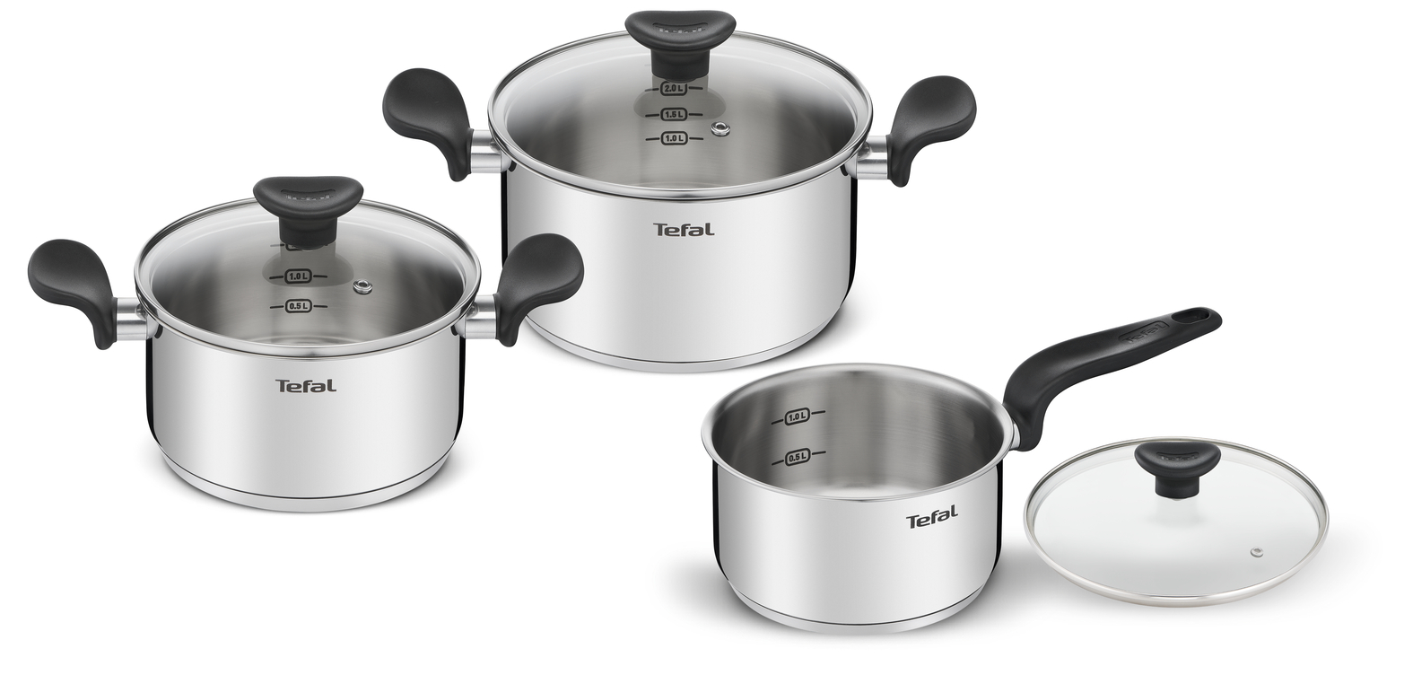 BATERIA COCINA TEFAL PRIMARY 3PZ+TAPASL 16/18/20