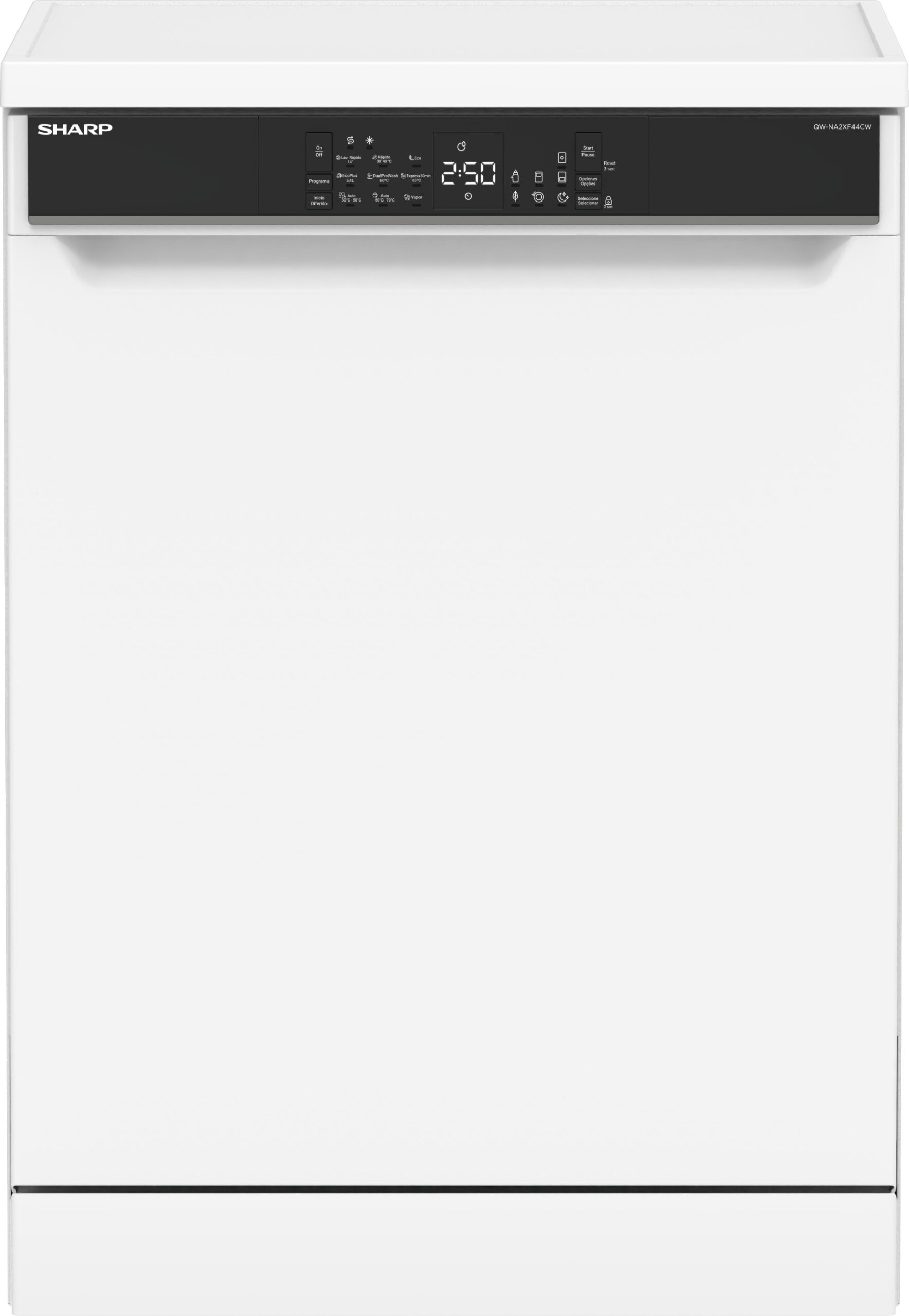 LVJ. SHARP QWNA2XF44CWES 9P 44dBA DSP WHITE