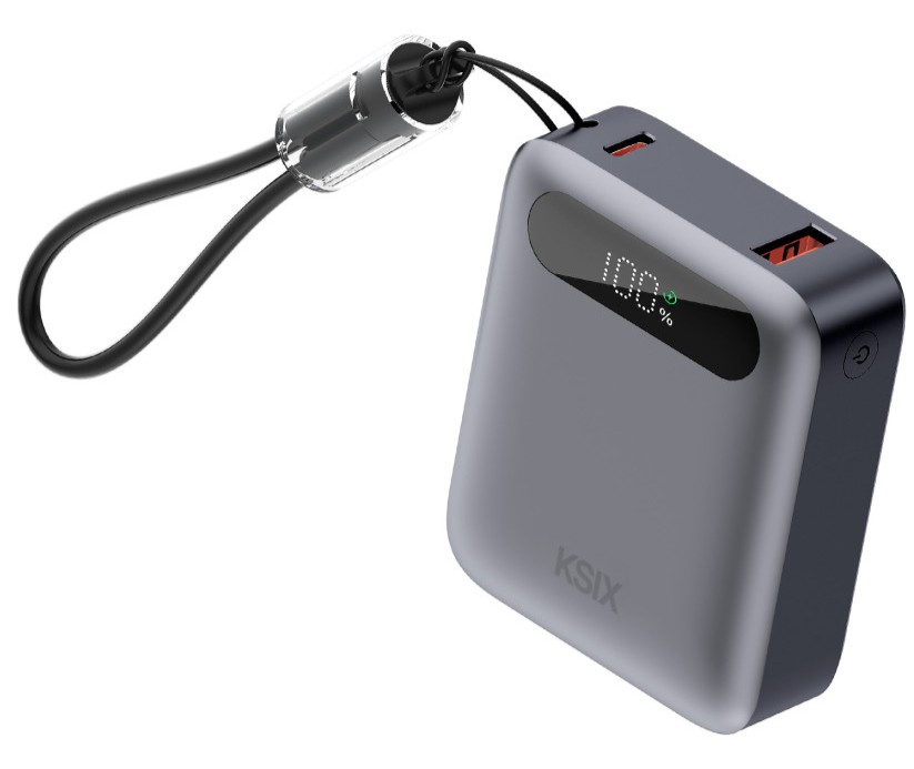 POWERBANK KSIX 10K 1xUSB C + 1xUSB A 22W