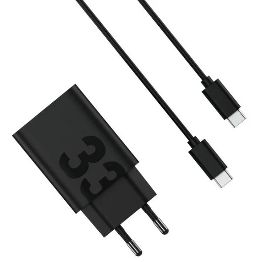 CARGADOR MOTOROLA 1XUSB A DE 33W+CABLE USB C 1M