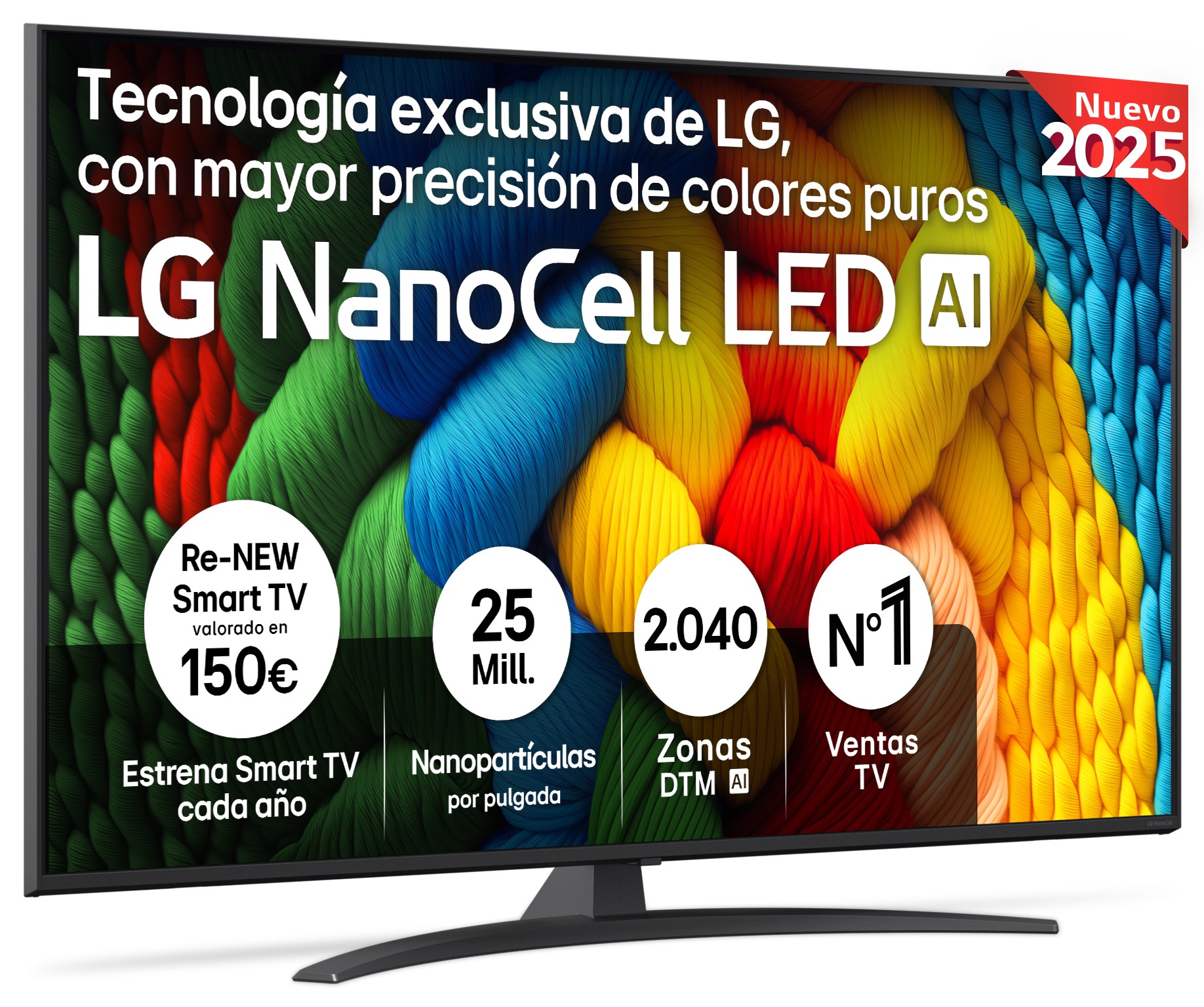 TV LG 55 55NANO81A6A UHD NANOCELL ALFA7 WEBOS25