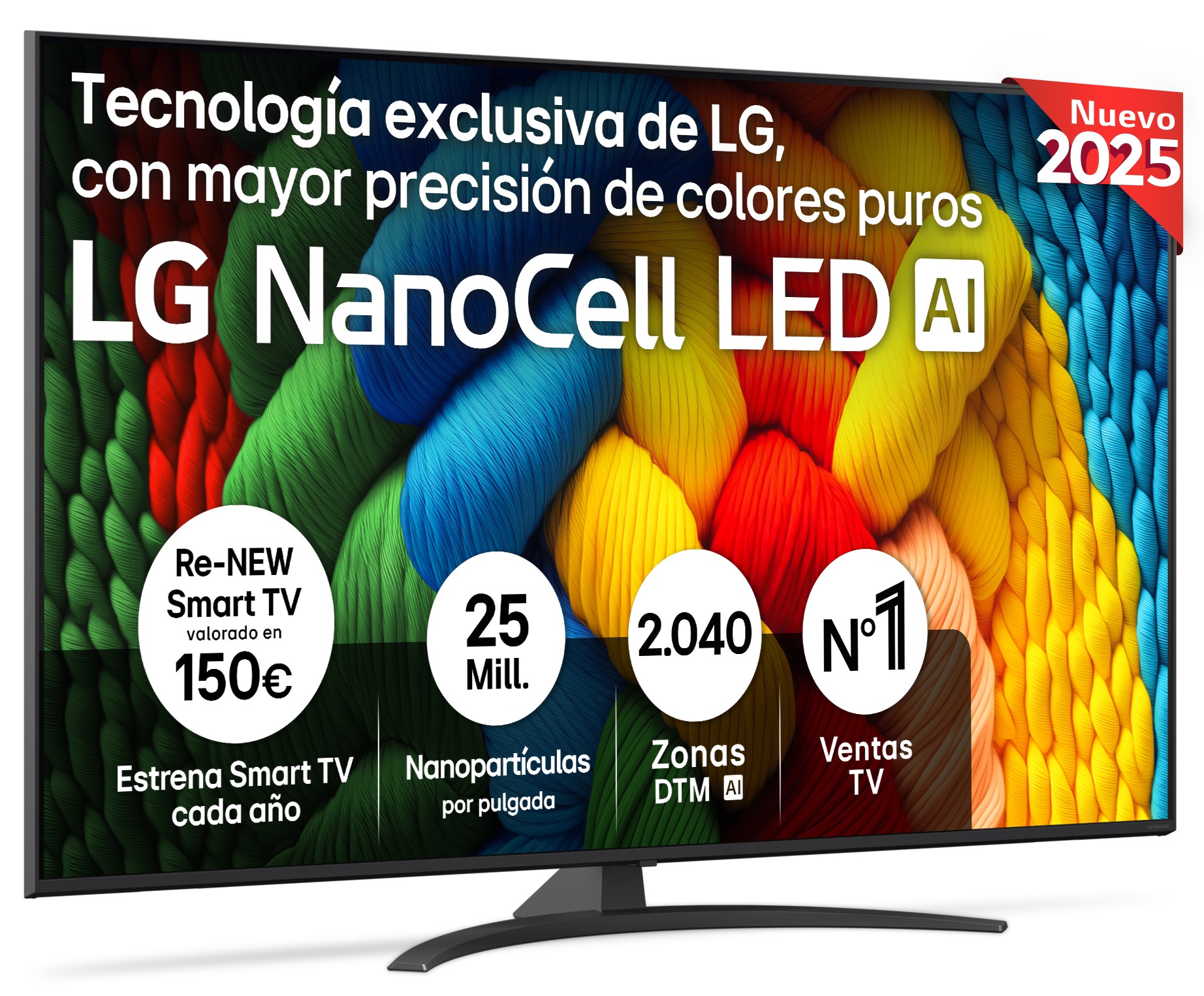 TV LG 65 65NANO81A6A UHD NANOCELL ALFA7 WEBOS25