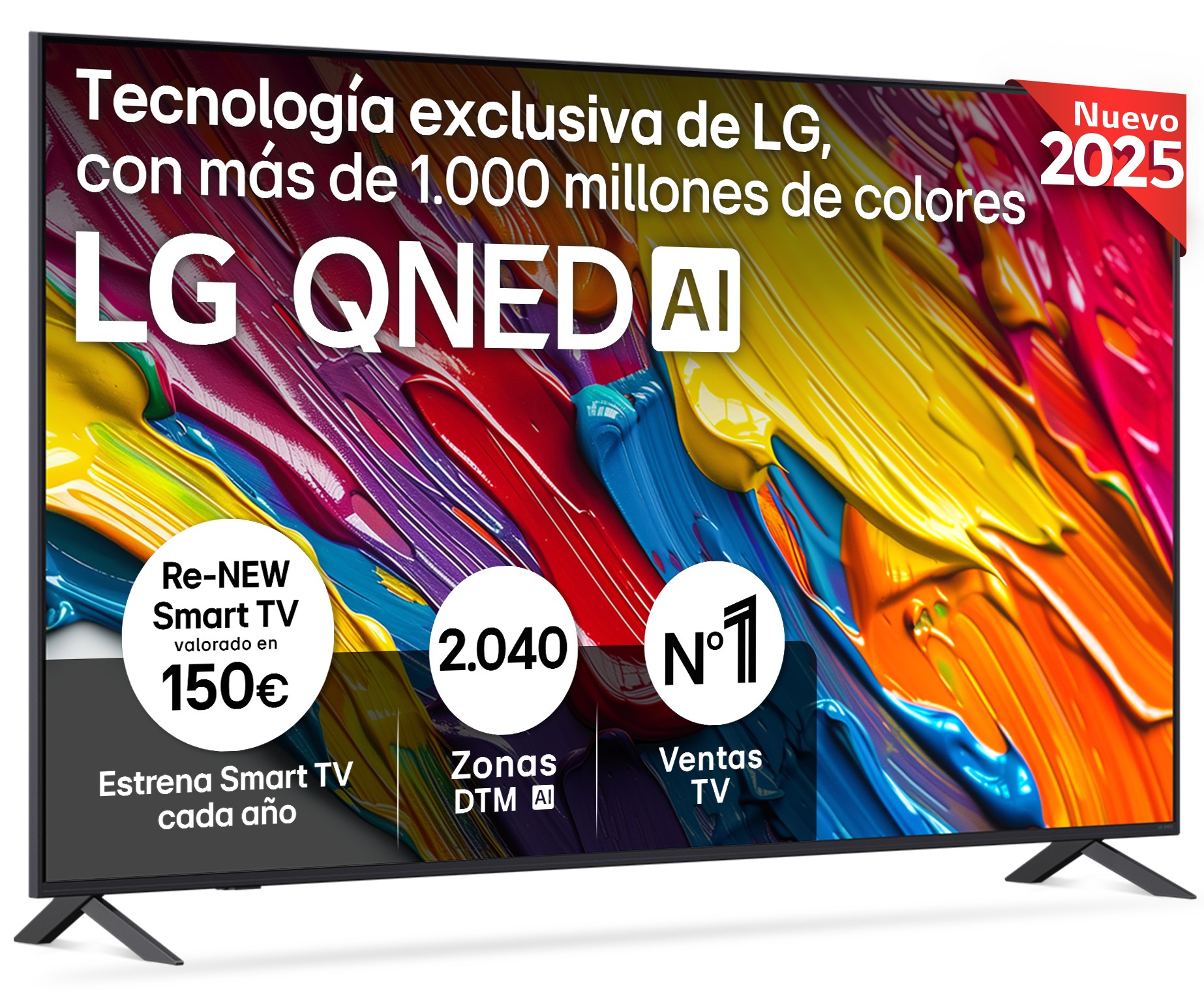 TV LG 75 75QNED82A6B UHD QNED ALFA7 WEOS25