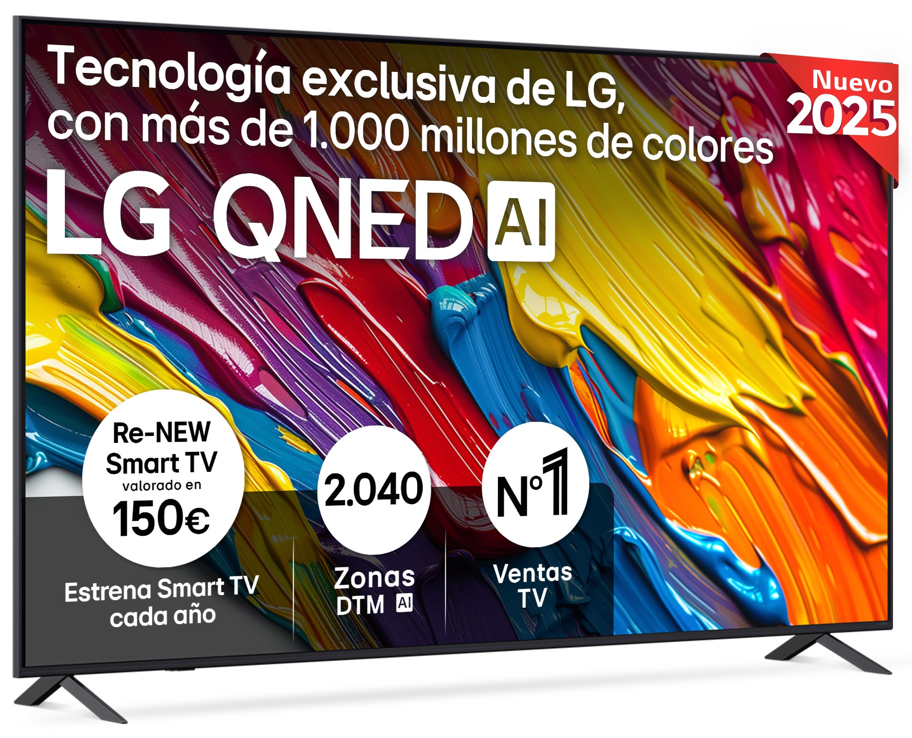 TV LG 86 86QNED82A6B UHD QNED ALFA7 WEOS25