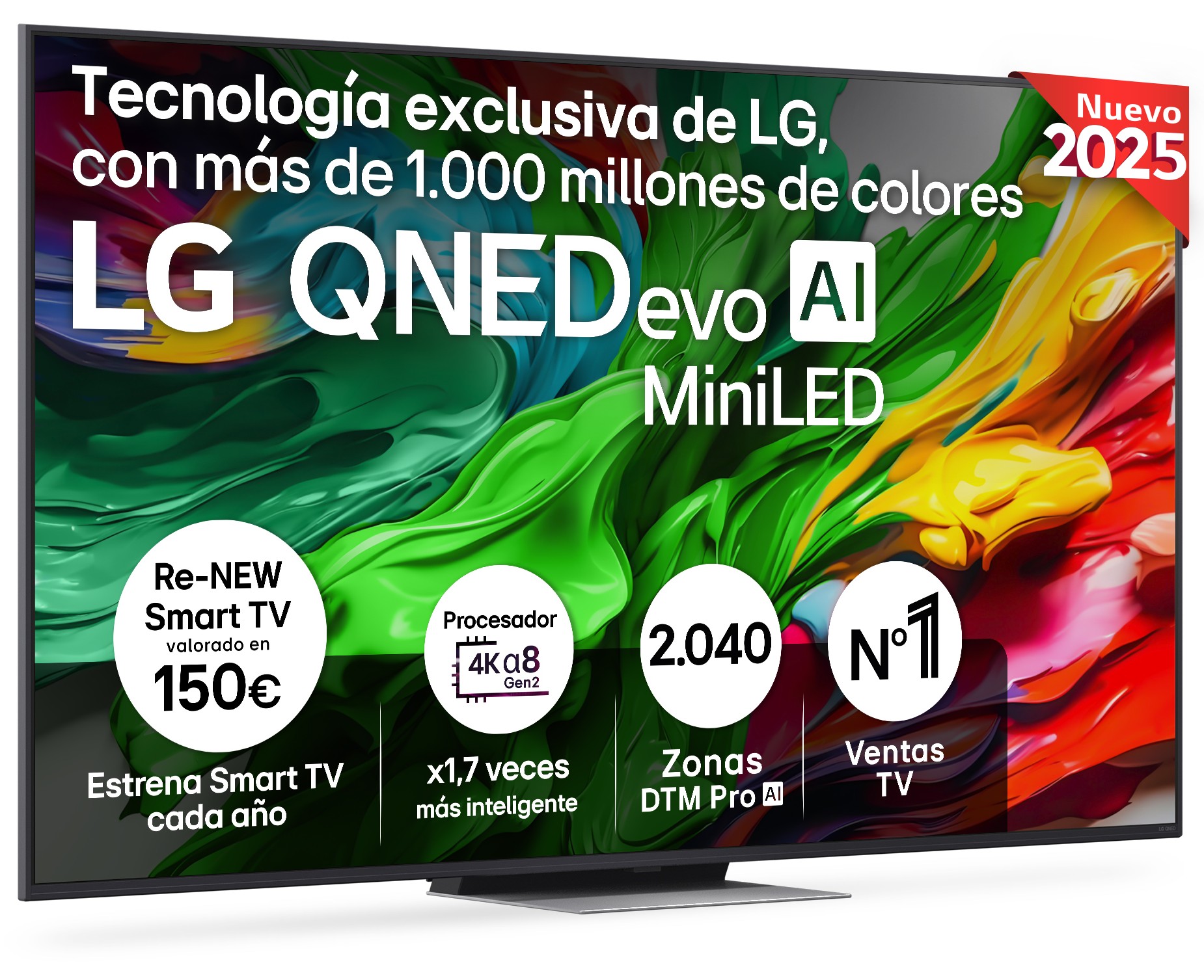 TV LG 65 65QNED87A6B UHD QNED EVO MINILED ALFA8