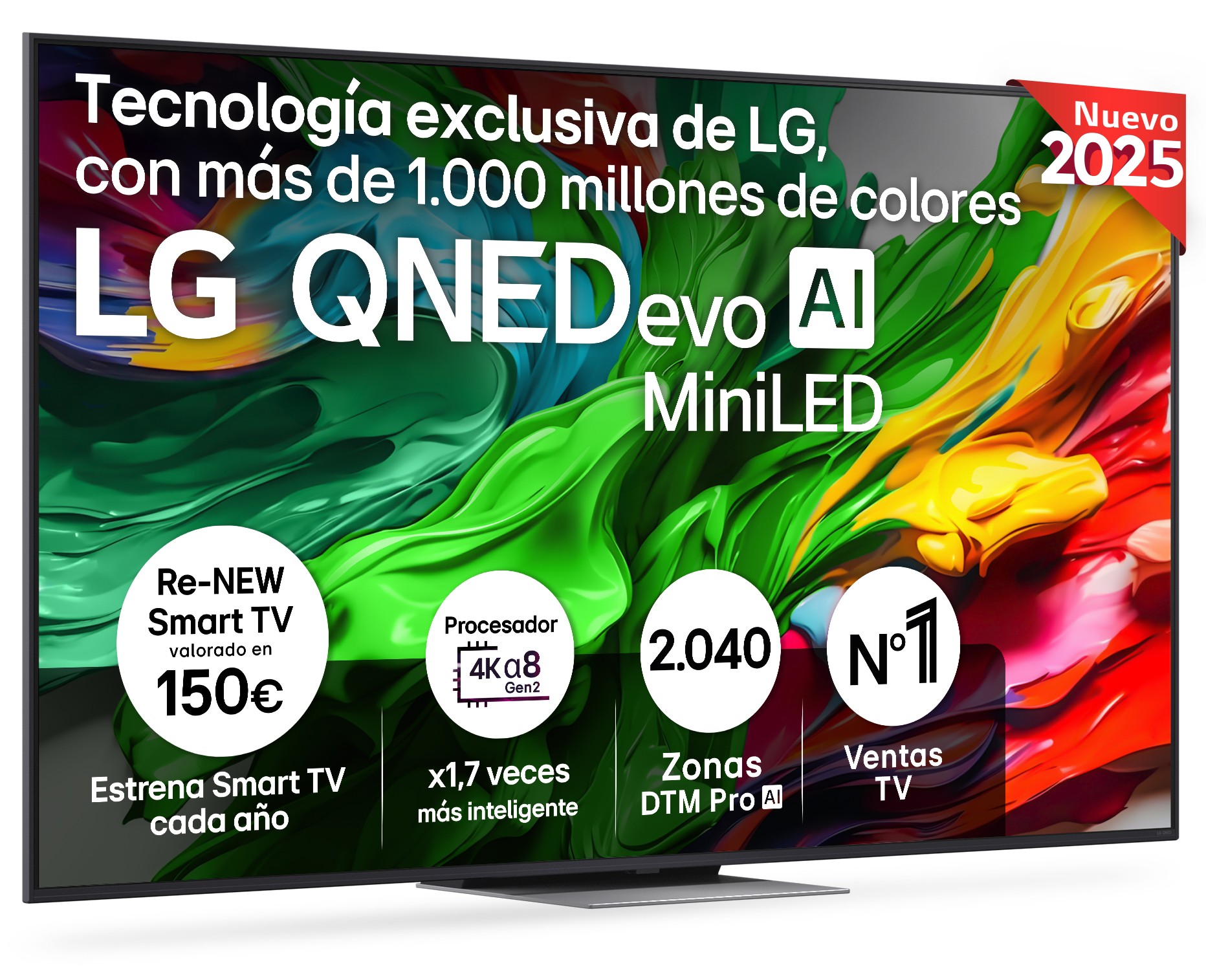 TV LG 75 75QNED87A6B UHD QNED EVO MINILED ALFA8