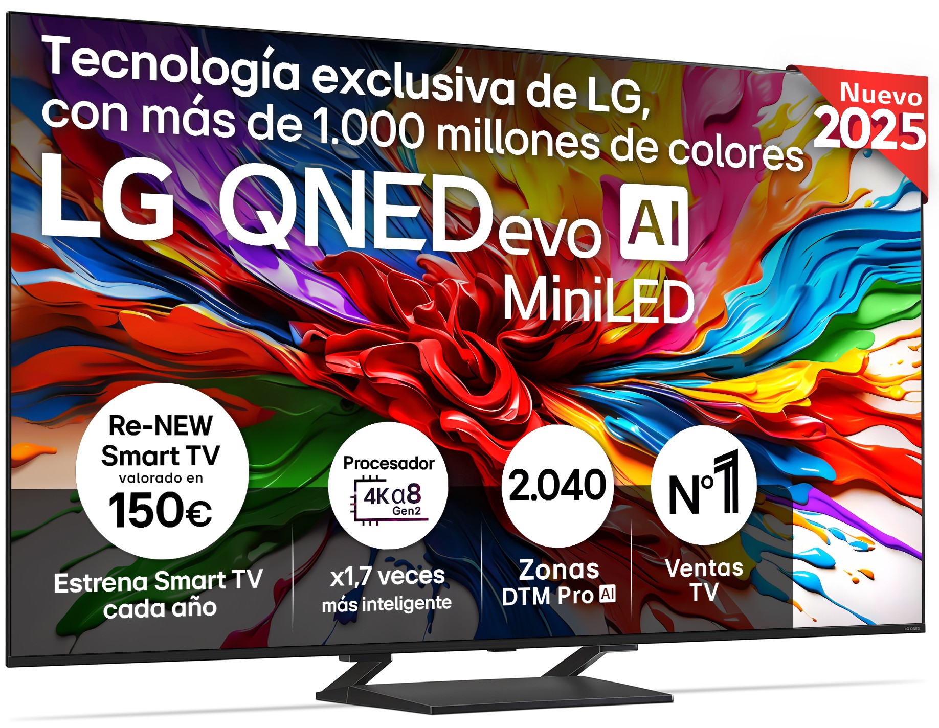 TV LG 85 85QNED93A6A UHD QNED EVO MINILED ALFA8
