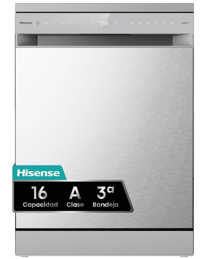 LVJ. HISENSE HS673A90X 16CP 3ªB 40dBA INOX