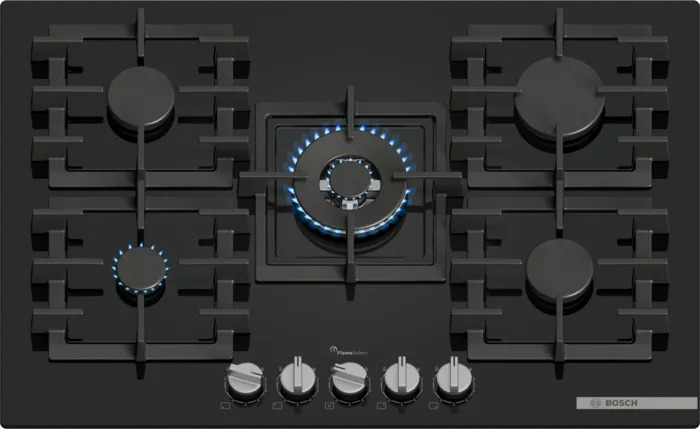 ENCIM. BOSCH PPQ7A6I40 75CM 5F GAS NAT NEGRO