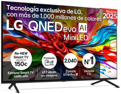 TV LG 55 55QNED92A6A UHD QNED EVO MINILED ALFA8