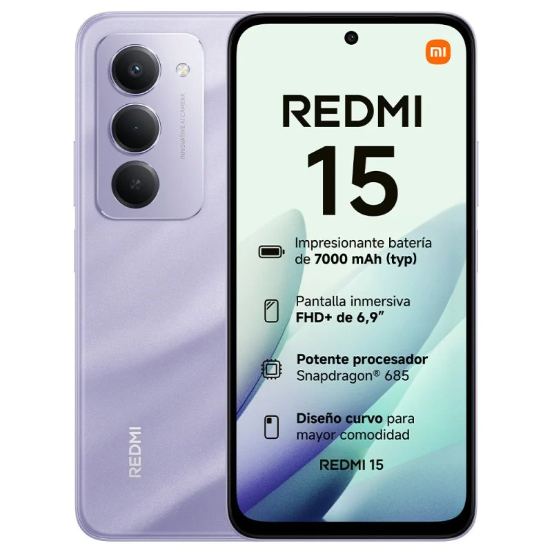 SMARTPHONE REDMI 15 NFC 6/128 6,9 SANDY PURPLE