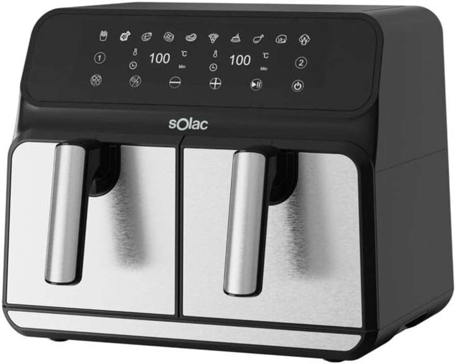 FREIDORA AIRE SOLAC FA1520 4+4L DOBLE 1700W