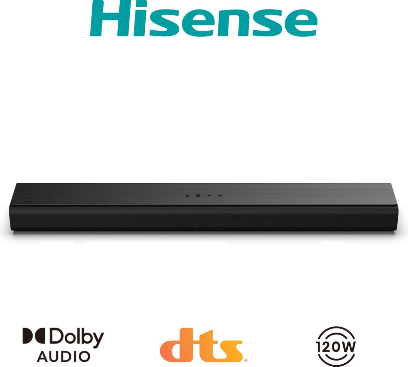 BARRASONIDO HISENSE HS1000 2.0 120W DOLBY AUDIO BT